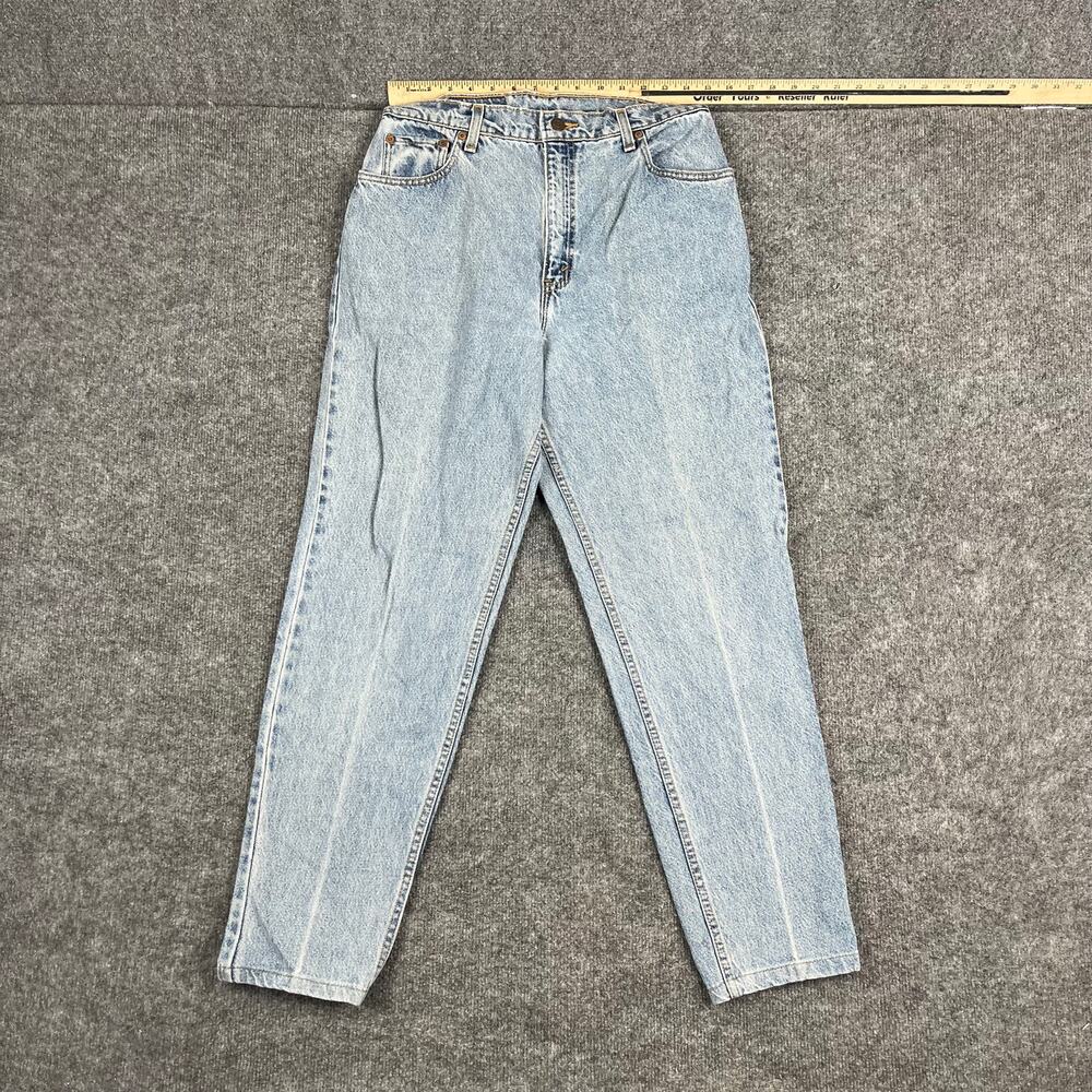 Levis 551 Jeans Womens Size 12 Blue Relaxed Fit Tapered‎ Leg Vintage Denim